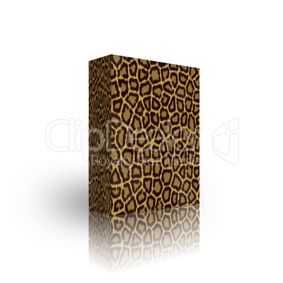 blank leopard box template