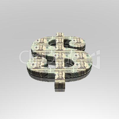 usa dollar financial sign