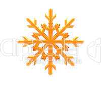 3d christmas snowflake