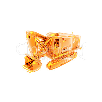 golden heavy truck model