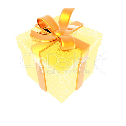 Christmas presents and gifts box isolated on a white