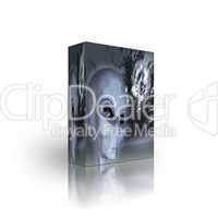 alien abstract box template