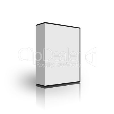 blank white box template