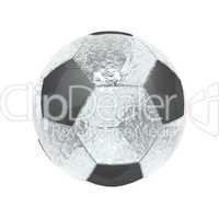 glass soccer ball