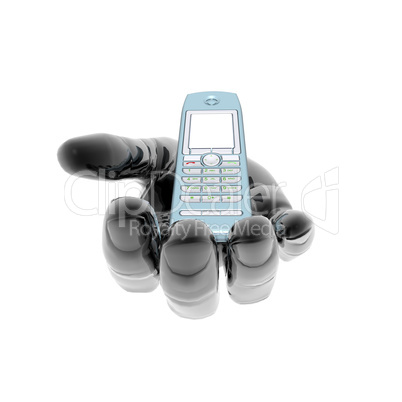 mobile phone on the hand