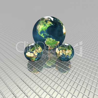 3D globe