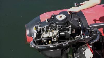 Fixing An Outboard Motor