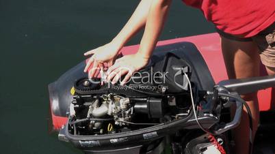 Fixing An Outboard Motor 2