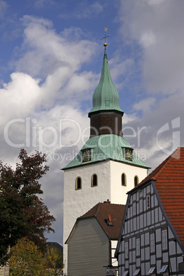 Turm der St. Nikolaikirche in Bad Essen