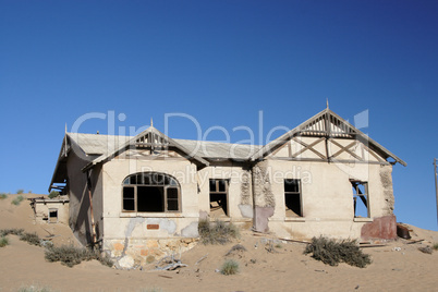 Ruine in Kolmanskop, Namibia