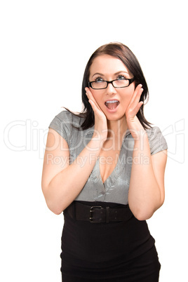 surprised woman