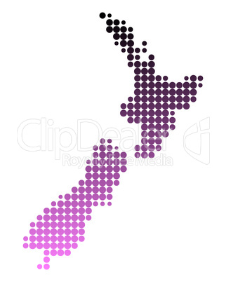 Karte von Neuseeland