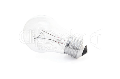 Electric bulb on isolated background