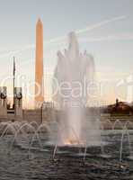 Washington Monument at sunset