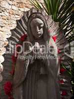 Statue of Virgin Mary near San Antonio