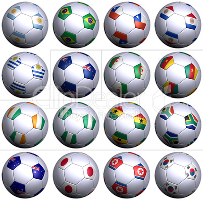 South Africa Soccer Wold Cup, second sixteen nations