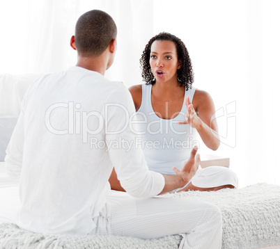 Young couple having an argument