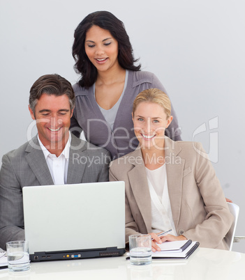 Business people working in the office