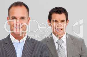 Portrait of confident businessmen with folded arms