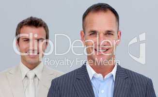 Portrait of confident businessmen with folded arms