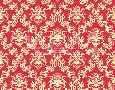 seamless damask pattern