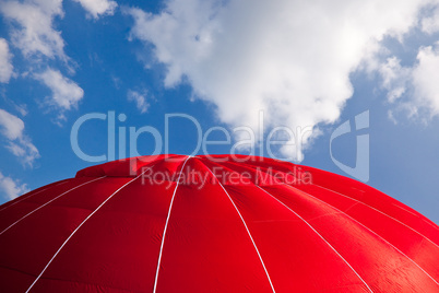 Hot air balloon - red