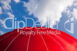 Hot air balloon - red