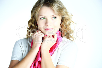 A blond young woman