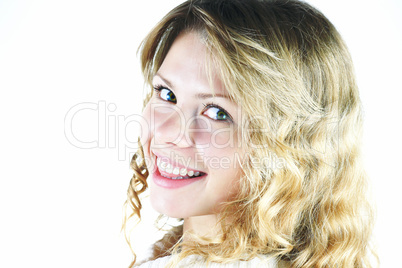 Beautful Blonde Girl Smile