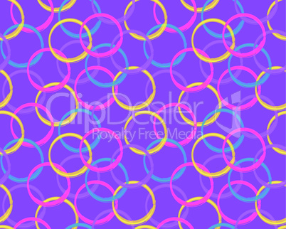 Abstraktes geometrisches Muster mit Kreisen