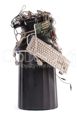 Old computer parts