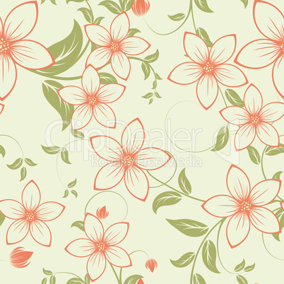 seamless floral background