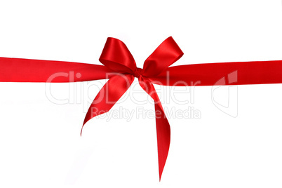 Red Gift Ribbon Bow