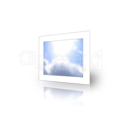 blank foto frame template