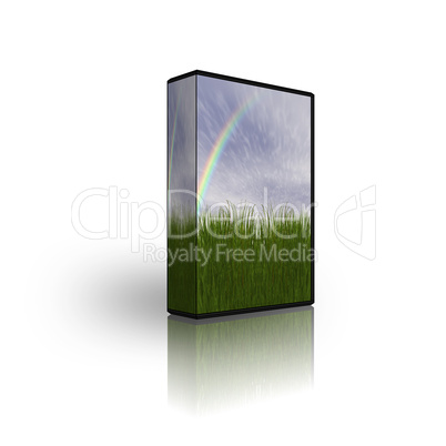 blank CD DVD box template