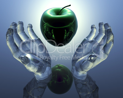 3d apple