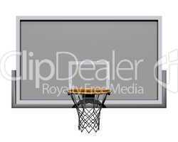 3d basketball isolated on a white