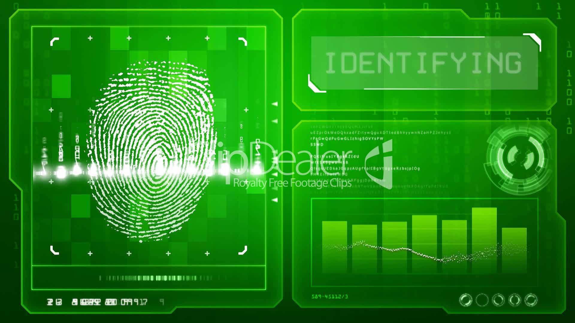 security number length social Royalty Fingerprint scan: footage and video free stock