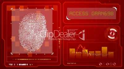 Fingerprint scan