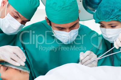Portrait of surgeons in operative room