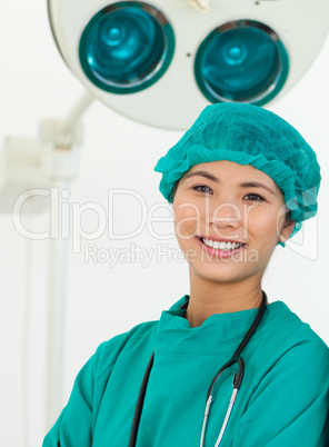 Portrait of an ethnic surgeon