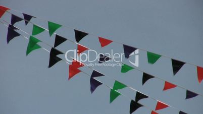 Colorful Flags Flapping In The Breeze