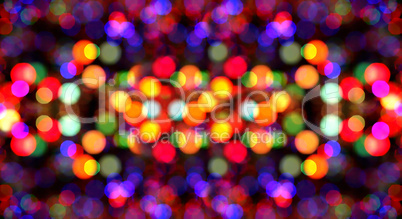 Colorful Abstract Blurry Background of Reflective Lights