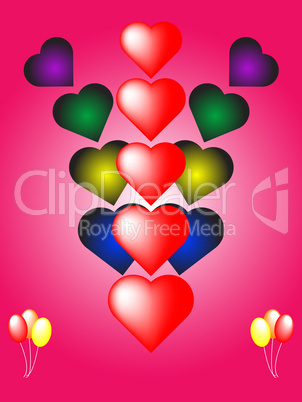 Valentine heart design