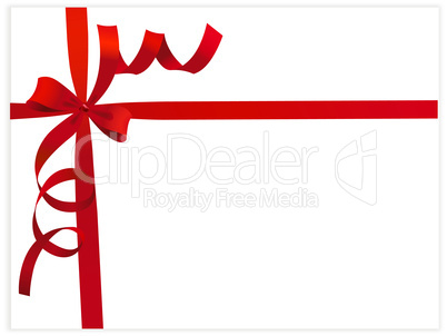 red ribbon gift