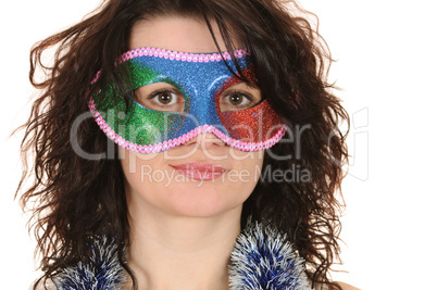 woman in mask