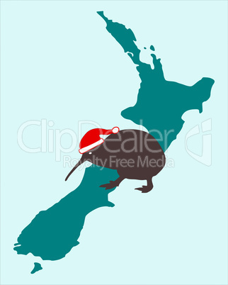 Weihnachtskiwi in Neuseeland
