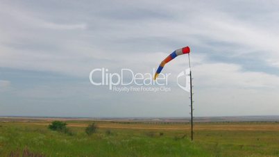 HD windsock moving from wind