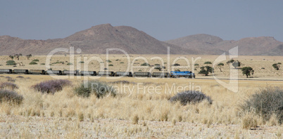 Zug in der Wüste