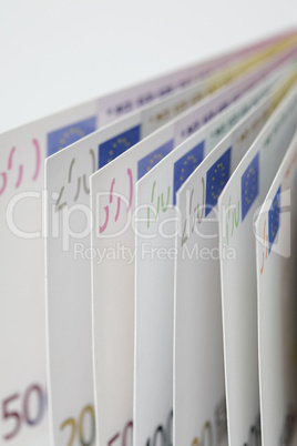 euro banknotes macro euro banknotes macro
